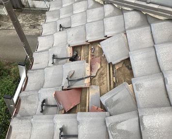 屋根への被害